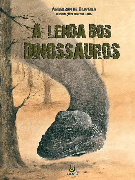Livro A lenda dos dinossauros.