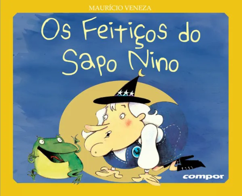 Capa do livro Os feitiços do sapo Nino.