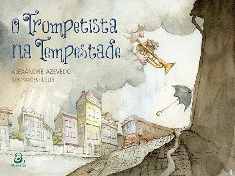 Capa do livro O trompetista da tempestade