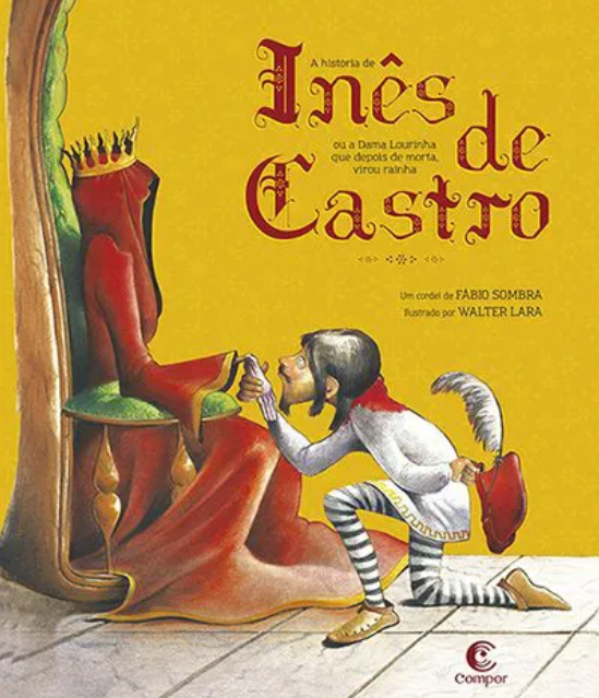 Capa do livro A história de Inês de Castro.