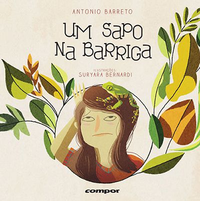 Capa do livro Um sapo na barriga.