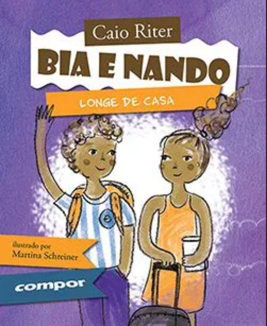 Capa do livro Bia e Nando - Longe de casa.